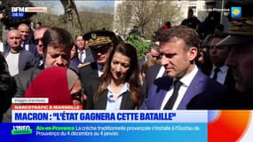 Narcotrafic à Marseille. Macron " l'État gagnera cette bataille " 