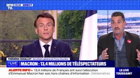 "Rien de neuf sous le soleil": Frédric Souillot (FO) réagit à l'allocution d'Emmanuel Macron