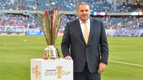 Victor Montagliani, président de la CONCACAF et vice-président de la FIFA, à Chicaco le 7 juillet 2019