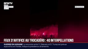 40 personnes interpellées après avoir tiré des feux d'artifice et des fumigènes près de la place du Trocadéro