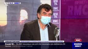 Arnaud Fontanet face à Jean-Jacques Bourdin sur RMC et BFMTV