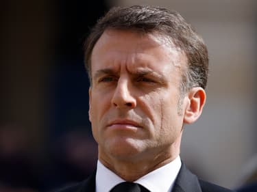 Emmanuel Macron le 20 mars 2024