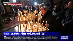 Ukraine: les habitants de Kiev fêtent le Noël orthodoxe