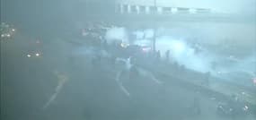 Grève des taxis: des pneus en feu sur le périphérique parisien