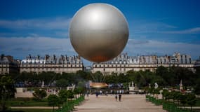 La vasque olympique aux Tuileries, à Paris