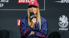Manon Fiorot en marge de l'UFC Paris, le 27 septembre 2024