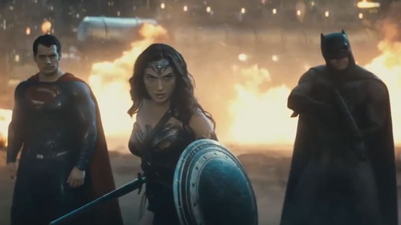 Henry Cavill, Gal Gadot et Ben Affleck dans "Batman V Superman". 