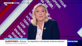 Marine Le Pen: "Je considère qu'il faut prolonger" la ristourne sur les prix des carburants