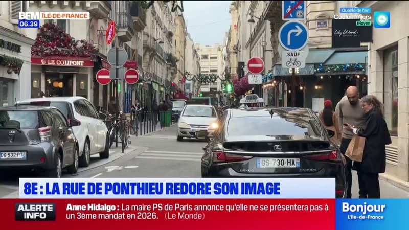 Paris: la rue de Ponthieu dans le 8e arrondissement redore son image