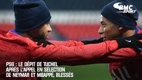 PSG : Le dépit de Tuchel après l'appel en sélection de Neymar et Mbappé, blessés 