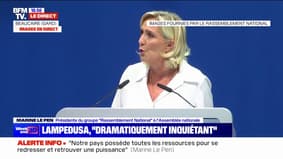 Immigration: "Demain, ce sont des sanctions financières qui seront imposées aux pays récalcitrants", affirme Marine Le Pen