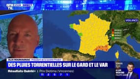 Des pluies torrentielles sur le Gard et le Var: Alix Roumagnac, président de Predict, appelle à maintenir "la prudence jusqu'à demain matin"