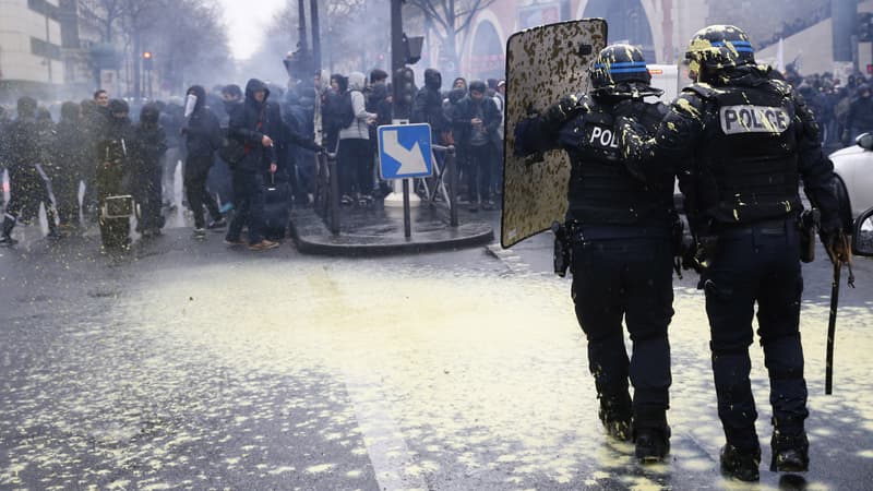 De nouveaux débordements ont eu lieu mardi lors des manifestations lycéennes