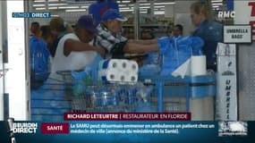 "On a tout acheté en double ou en triple", ce français vivant en Floride se prépare à l'arrivée de l'ouragan Dorian
