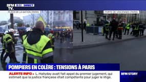 Manifestation des pompiers à Paris: circulation très perturbée porte de Vincennes et porte de Montreuil