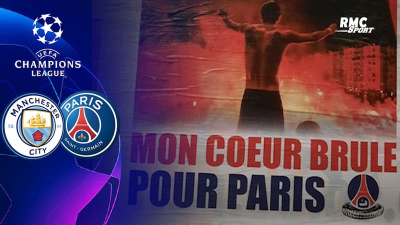 Manchester City – PSG : les supporters placardent des affiches de soutien partout dans Paris