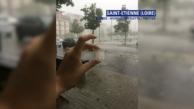 Des grêlons de la taille d'une balle de golf sont tombés sur plusieurs départements ce samedi 15 juin 2019.