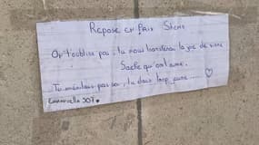 Un message pour Shemseddine, l'adolescent de 15 ans mortellement agressé à Viry-Châtillon (Essonne) le 4 avril 2024. 