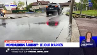Rhône: à Irigny, les habitants désemparés après les inondations