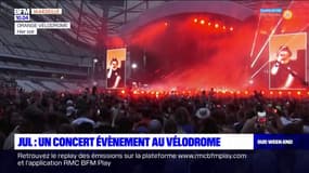 Marseille: les spectateurs ravis du concert de Jul au stade Vélodrome