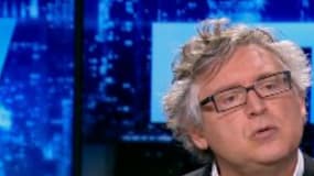 Michel Onfray sur le plateau de BFM Politique le 2 octobre 2016. 
