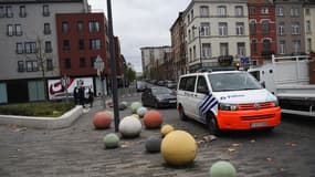 Un fourgon de police intervient dans Bruxelles. Illustration.