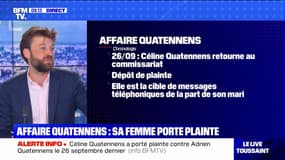 Céline Quatennens a déposé plainte contre Adrien Quatennens le 26 septembre