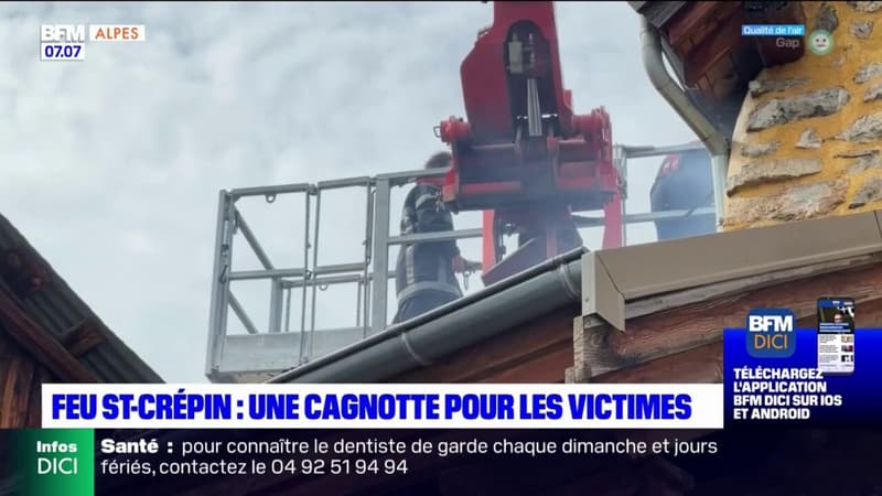 Incendie à Saint-Crépin: une cagnotte mise en place pour les victimes