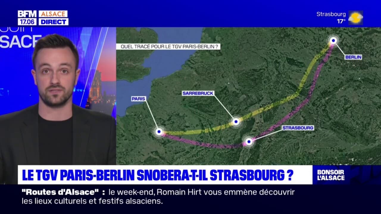 La nouvelle LGV ParisBerlin pourrait contourner Strasbourg