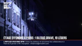 Paris: un étage d'immeuble s'effondre dans le 11e arrondissement faisant vingt blessés dont un grave 