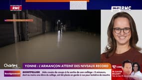 Yonne : l'Armançon atteint des niveaux record