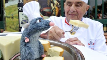 Rémi de Ratatouille avec Paul Bocuse en 2013.