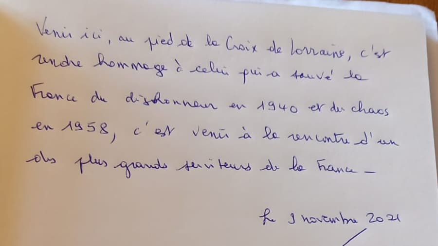 Livre d'or Jean Castex Général de Gaulle Livre d'or Jean Castex Général de Gaulle