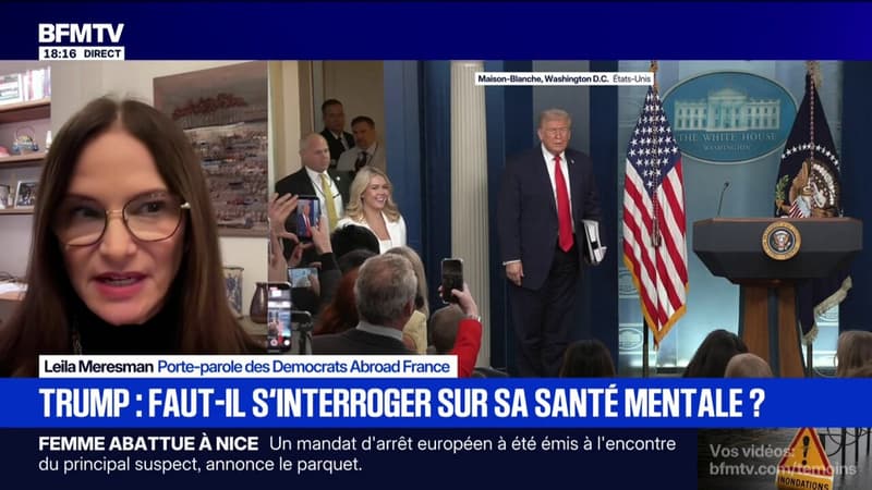 Critiques croissantes concernant le comportement de Donald Trump: pour Leila Meresman, porte-parole des Democrats Abroad France, "c'est une diversion" de la part du président américain