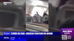Un passager ouvre la porte d'un avion en plein vol en Corée du Sud