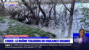 Bouches-du-Rhône: le Rhône déborde encore à Tarascon 