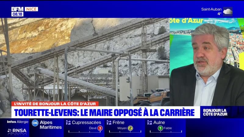 Tourrette-Levens: le maire opposé à la société d'exploitation de la carrière de Saint-André-de-la-Roche