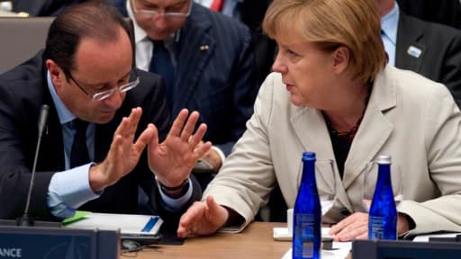La chancelière allemande est "une interlocutrice fort sympathique", selon le président français