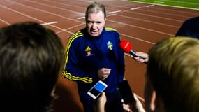 Karl-Erik Nilsson, président de la fédération suédoise de football, à Doha le 9 janvier 2020