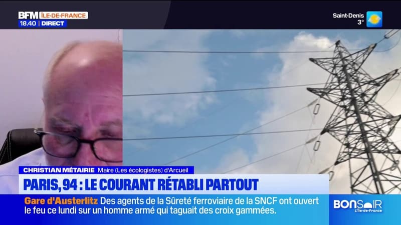 Coupure d'électricité dans le sud-est de Paris: le point sur la situation avec le maire d'Arcueil, Christian Métairie