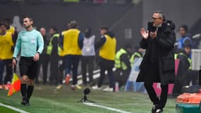 Franck Haise lors de Nice-OM, le 21 novembre 2025.