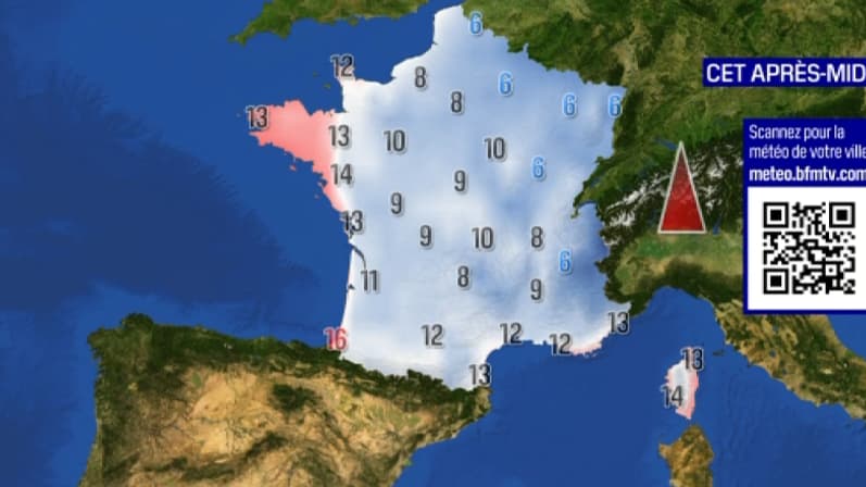 Les maximales prévues pour le dimanche 21 janvier 2024 Les maximales prévues pour le dimanche 21 janvier 2024