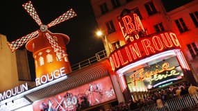 Le Moulin Rouge à Paris.
