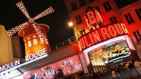 Le Moulin Rouge à Paris.