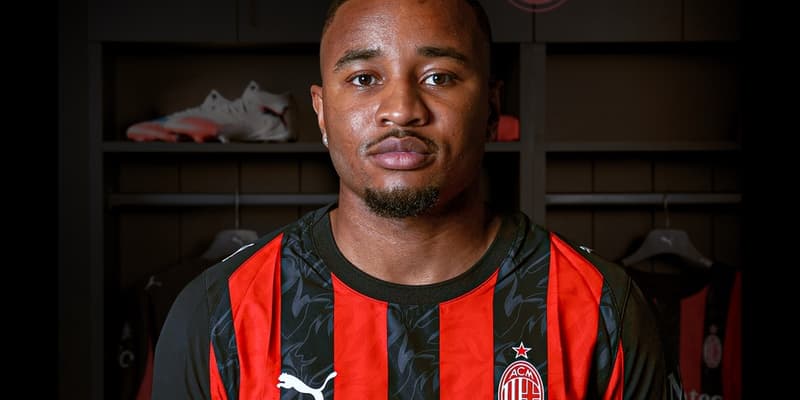 Christopher Nkunku sous les couleurs de l'AC Milan en août 2025
