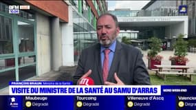 Nord: le ministre de la Santé en visite au Samu d'Arras