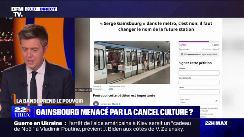 LA BANDE PREND LE POUVOIR - Serge Gainsbourg menacé par la cancel culture?