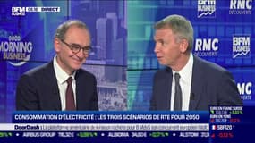 Xavier Piechaczyk (Président du Directoire de RTE): en 2050, "nous allons consommer 35% (d'électricité) en plus qu'aujourd'hui [...] Cette électricité, il faut la produire pendant que le parc nucléaire de deuxième génération vieillit"