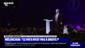 Jean-Luc Mélenchon: "Le pays n'est pas à droite (...) ne vous faites pas voler l'élection présidentielle"