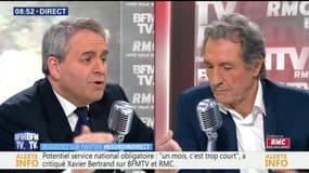 Xavier Bertrand face à Jean-Jacques Bourdin en direct